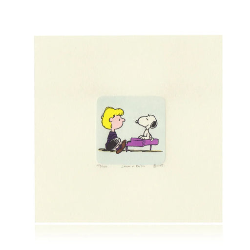 Snoopy & Sally Brown Artwork Sowa Reiser #D/500 Hand Painted Schulz Peanuts