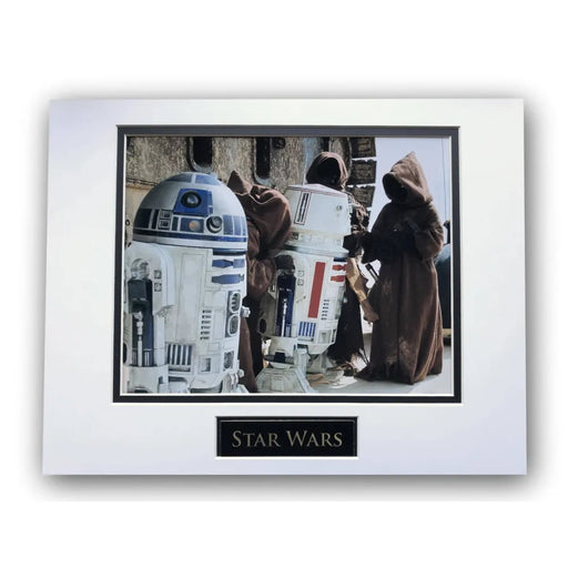Star Wars R2-D2 R5-D4 Matted Licensed 8X10 Photo For Frame 11X14 New Hope