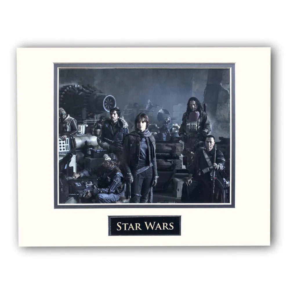 Star Wars Rogue One Cast Matted Licensed 8X10 Photo For Frame 11X14 Erso Andor