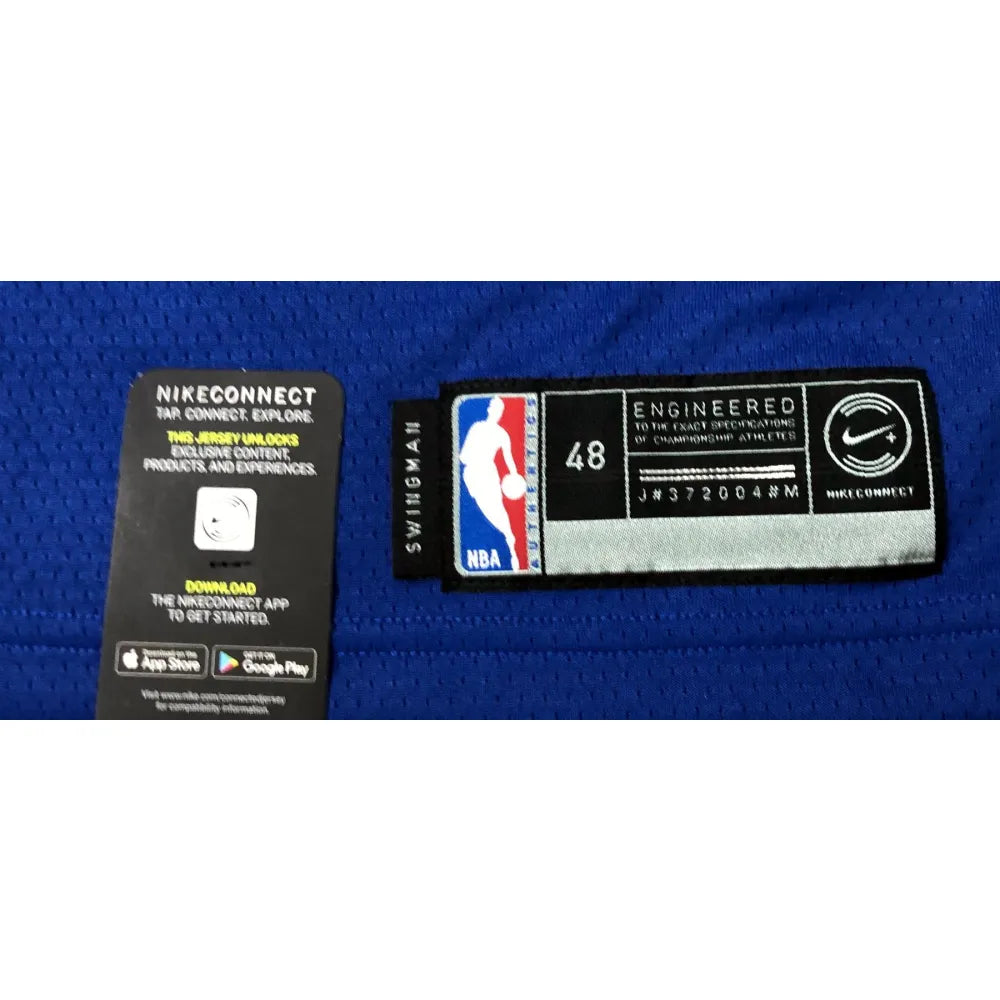 Stephen Curry Golden State Warriors Fanatics Authentic Autographed Adidas  Swingman Blue Jersey