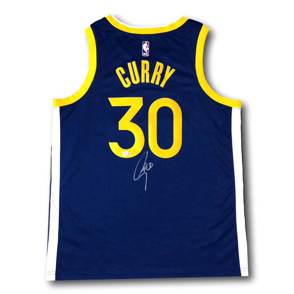 Stephen Curry Golden State Warriors Fanatics Authentic Autographed Nike  White Swingman Jersey