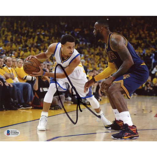 Stephen Curry Signed 8x10 Photo Golden State Warriors BAS COA Autograph LeBron