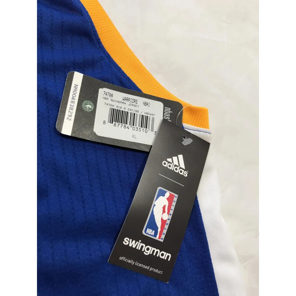 Stephen Curry Signed Warriors Adidas Autographed NBA Youth Jersey