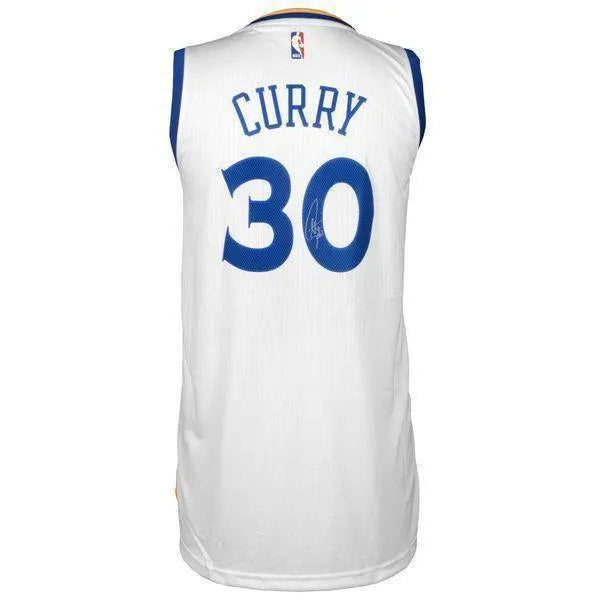 Stephen Curry Signed Warriors White Jersey COA Autograph Steph