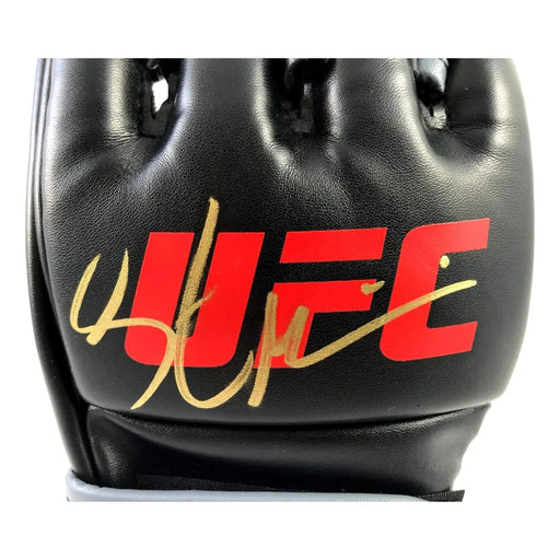 Stipe Miocic Hand Signed UFC Black Glove Autograph 2 COAs JSA Inscriptagraphs