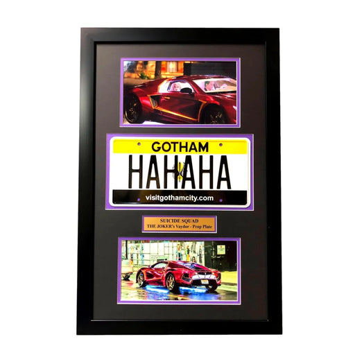 Suicide Squad Joker Movie Car License Plate Framed Collage Jared Leto