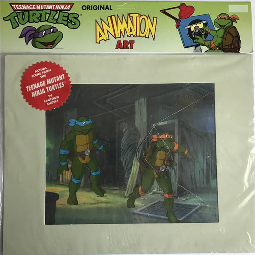 Teenage Mutant Ninja Turtles Hand Painted Animation Cel Leonardo Michelangelo #5