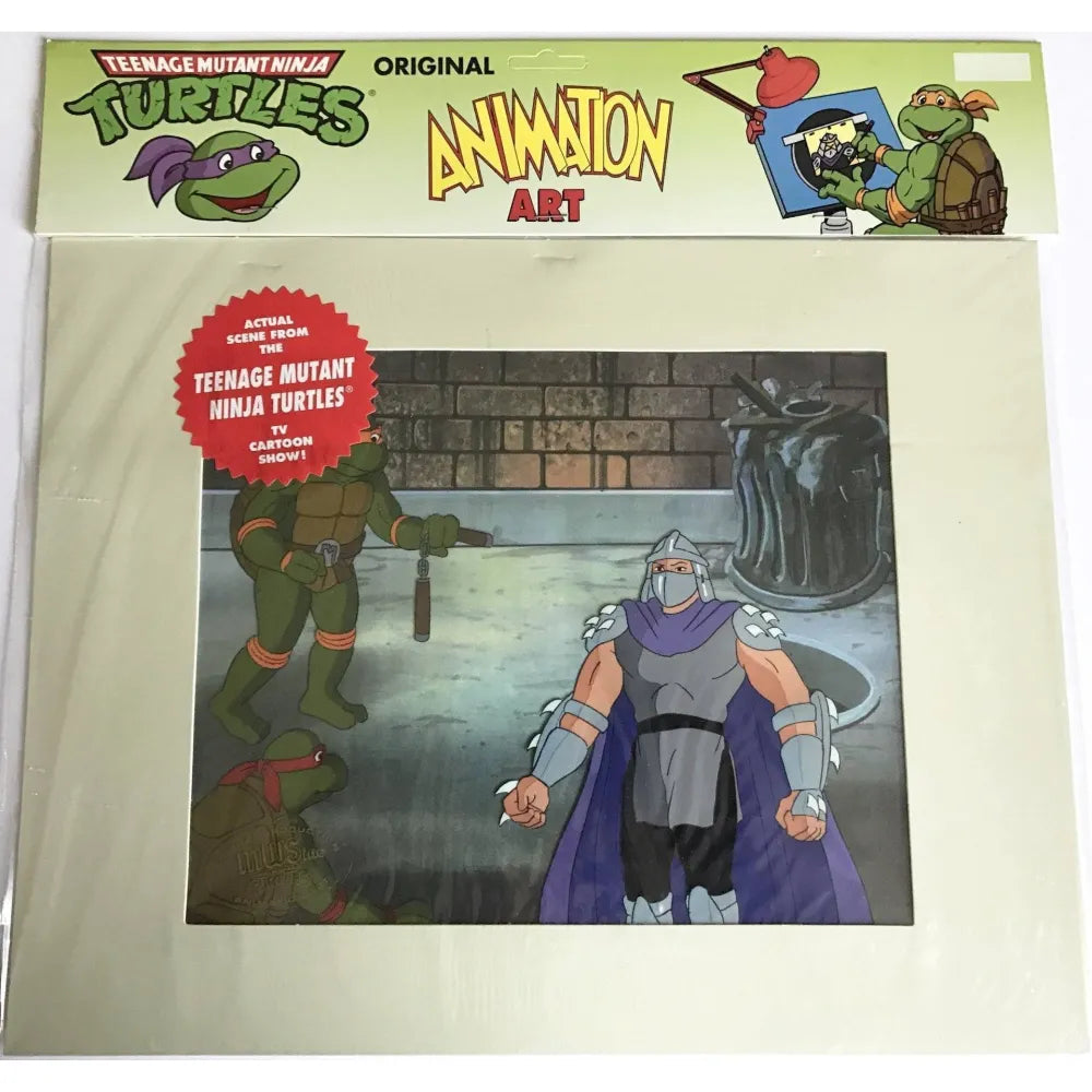 Teenage Mutant Ninja Turtles Hand Painted Animation Cel Raphael Michelangelo #3