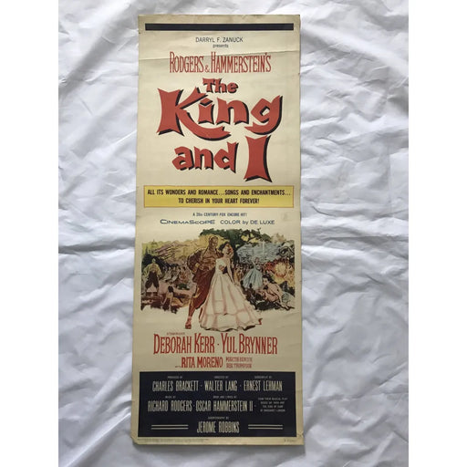 The King And I 1961 Original Movie Poster First Issue 36X14 Deborah Kerr