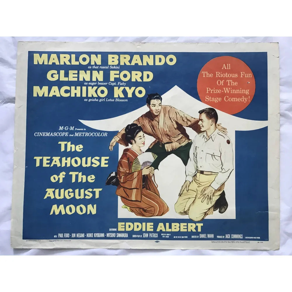The Teahouse Of August Moon 1956 Original Movie Poster 1st Issue 22X28
