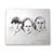 Three (3) Stooges 20X24 Lithograph By Artist Gary Saderup Signed Poster Photo