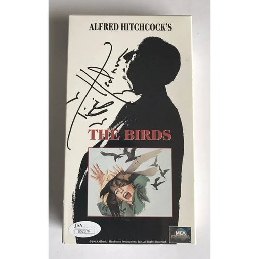 Tippi Hedren Signed VHS Movie Video Autograph JSA COA The Birds Hitchcock