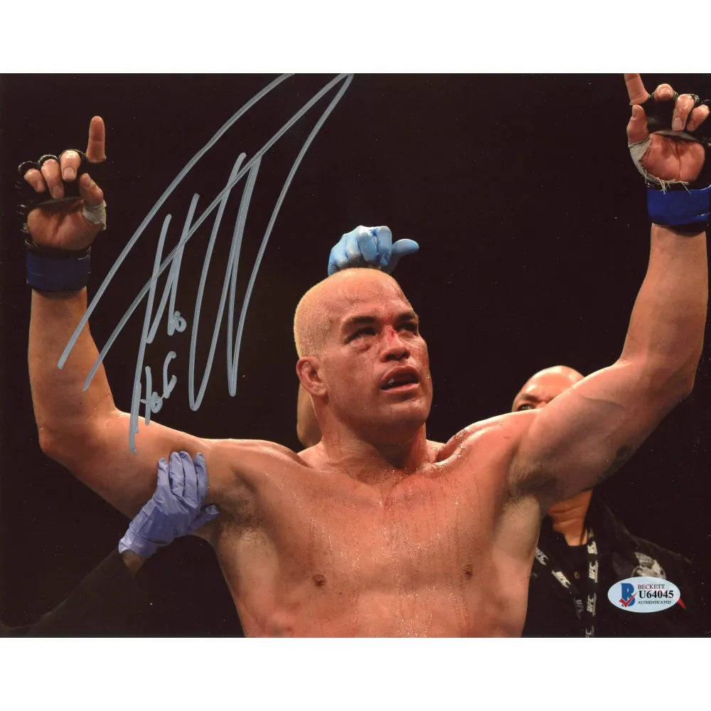 Tito Ortiz Hand Signed 8x10 Photo UFC Fighter BAS COA Autograph Heavyweight