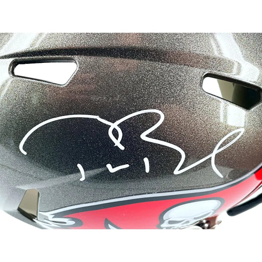 Tom Brady Autographed Tampa Bay Buccaneers Full Size Authentic Speed Helmet COA