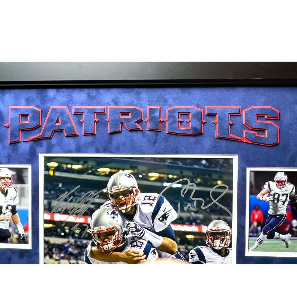Tom Brady Autographed New England Patriots Silver Full Size