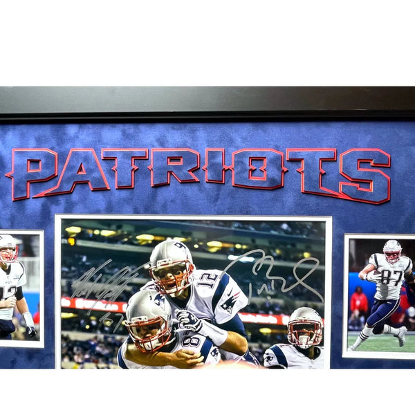 Framed New England Patriots Rob Gronkowski Autographed Signed
