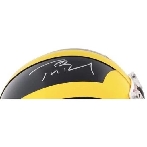 Tom Brady Signed Michigan Wolverines Fs Helmet COA Tristar Steiner Autograph