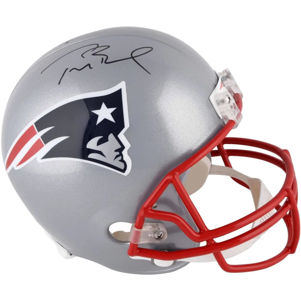 tom brady autographed patriots helmet