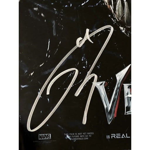 Tom Hardy Signed Venom 11x17 Authentic Movie Poster Framed JSA COA Autograph