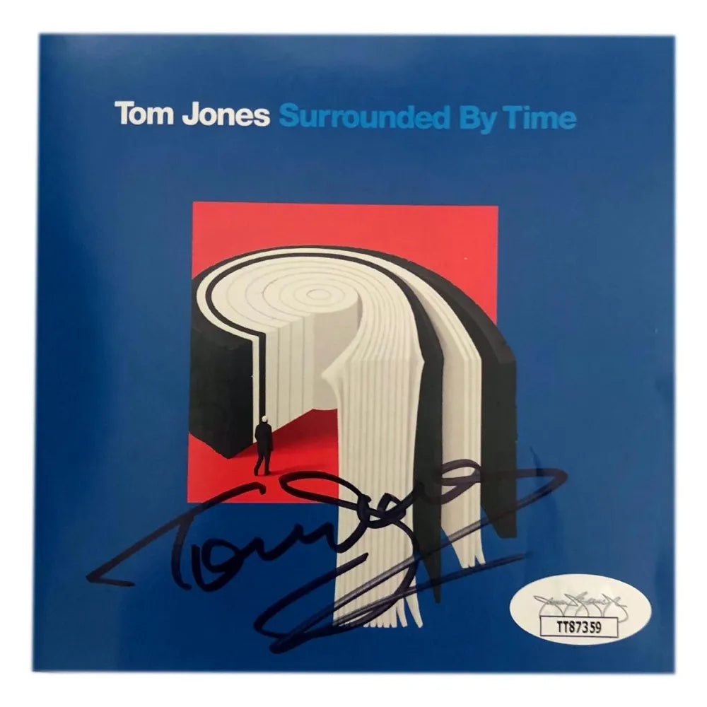 Tom Jones Signed CD Album Cover JSA COA Surrounded By Time Autographed