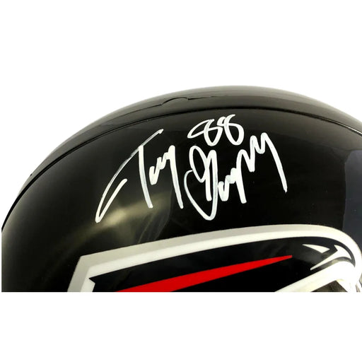 Tony Gonzalez Signed Atlanta Falcons Full Size Helmet JSA COA Autograph