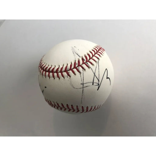 Tony Parker Eva Longoria Dual Signed Baseball Autograph JSA COA Housewives Spurs