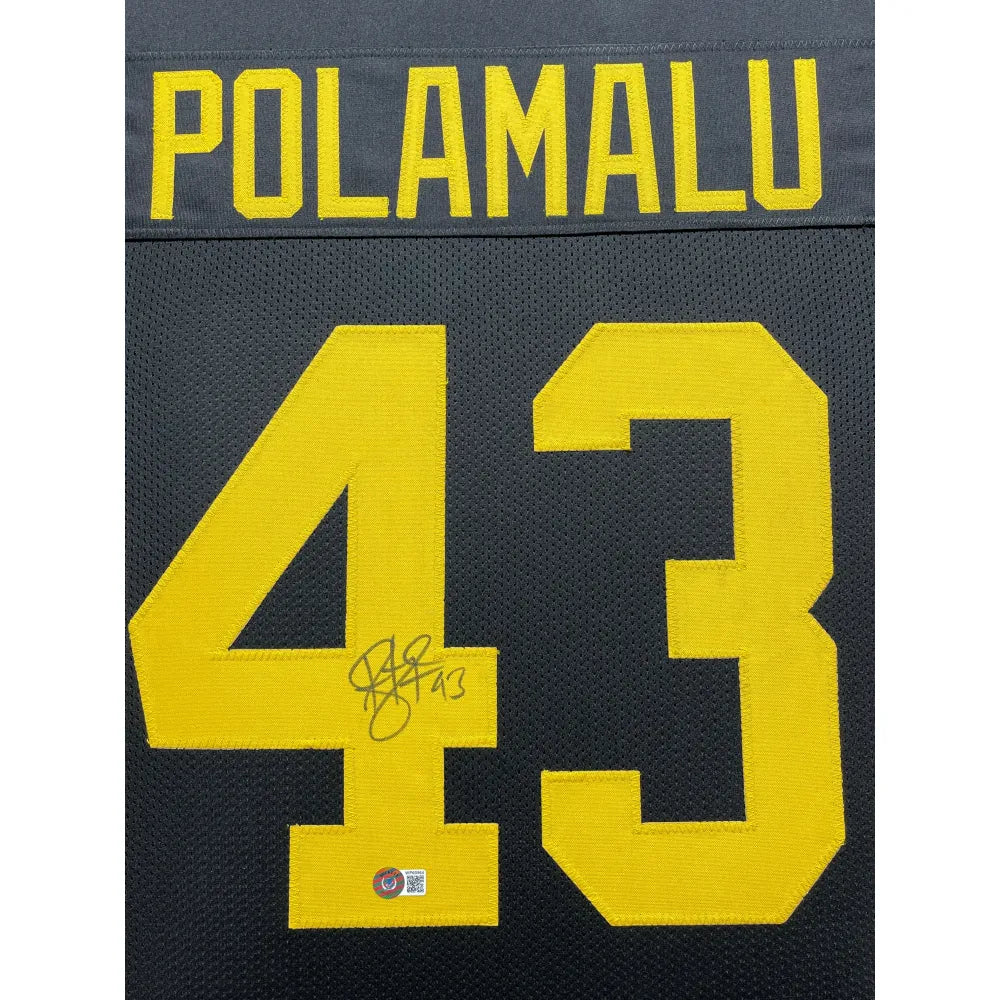 Troy Polamalu Pittsburgh Steelers Signed Autograph Custom Jersey JSA  Certified at 's Sports Collectibles Store