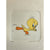 Tweety Etching Artwork Sowa & Reiser #D/500 Looney Tunes Hand Painted Running