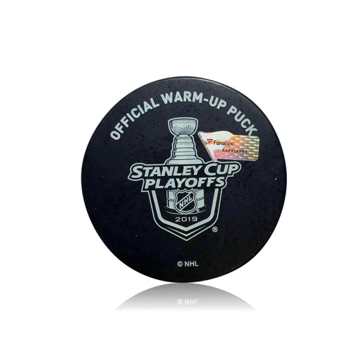 Vegas Golden Knights Game Used Warm Up Puck Vs SJ Sharks 2 Playoffs 4/12/19