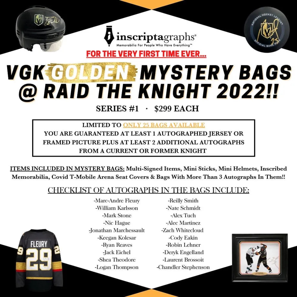 Vegas Hockey Golden Mystery Bags