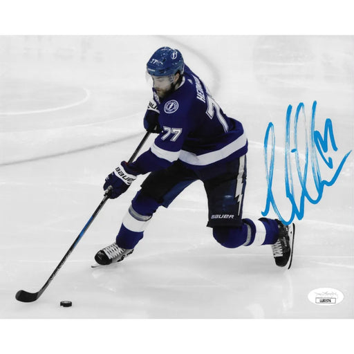 Victor Hedman Autographed 8x10 Photo JSA COA NHL Tampa Bay Lightning Signed Shot
