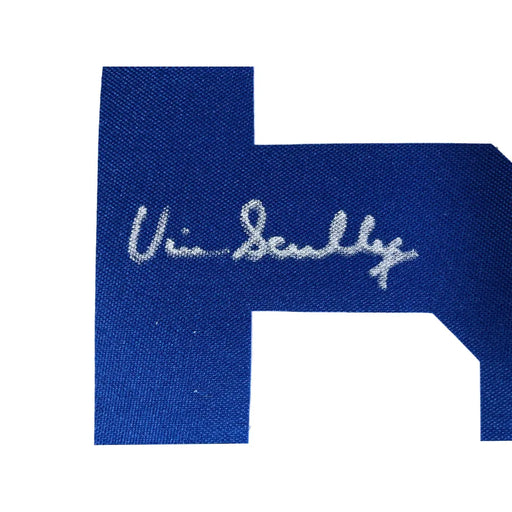 Vin Scully Hand Signed Los Angeles Dodgers Jersey Number 6 PSA/DNA COA Announcer