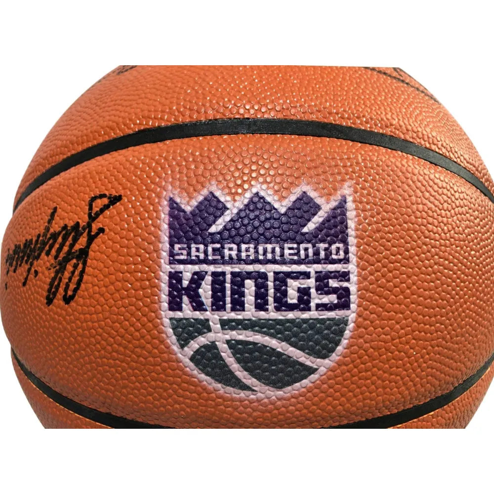 Vlade Divac Sacramento Kings Signed Autographed Spalding