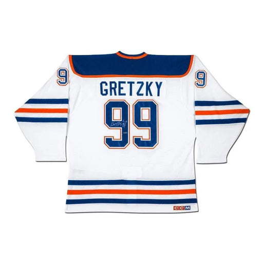 Wayne Gretzky Signed Authentic Edmonton Oilers White CCM Jersey UDA COA Auto