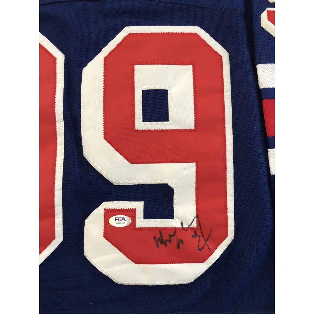 Lot Detail - Wayne Gretzky signed Model NY Rangers Home Jersey (JSA)