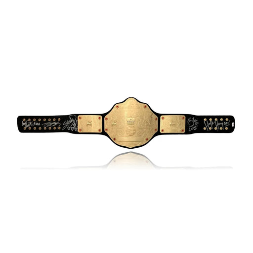 WCW Signed Championship Belt PSA COA Hulk Hogan Ric Flair Bill Goldberg Kevin