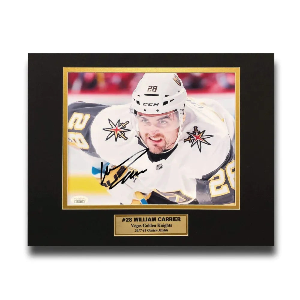 William Carrier Signed 8X10 Photo Collage JSA COA Autograph Vegas Golden Knights