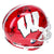 Wisconsin Bagers JJ TJ Derek Watt Brothers Signed Schutt Helmet JSA Autographed