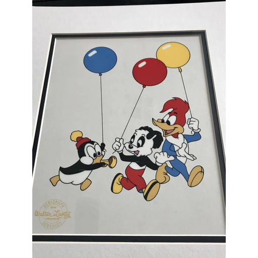 Woody Woodpecker Original #D Serigraph Cell COA Lantz - Chilly Willy Andy Panda